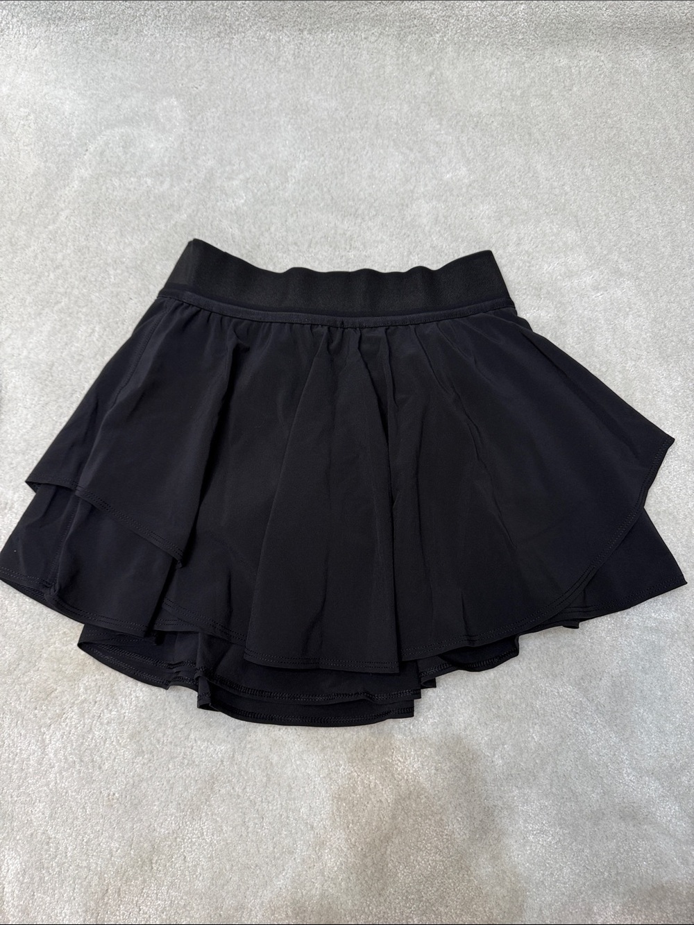 Lululemon black tennis skirt